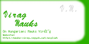 virag mauks business card